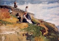 Homer, Winslow - On the Cliff